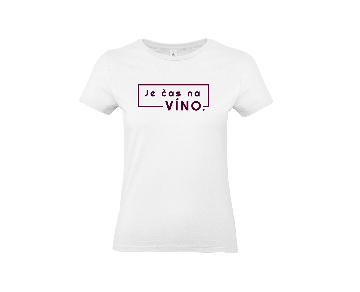 Bílé dámské tričko s potiskem