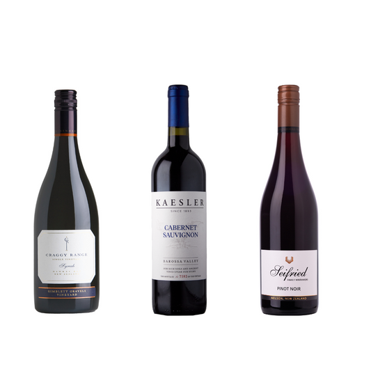 A package of red wines